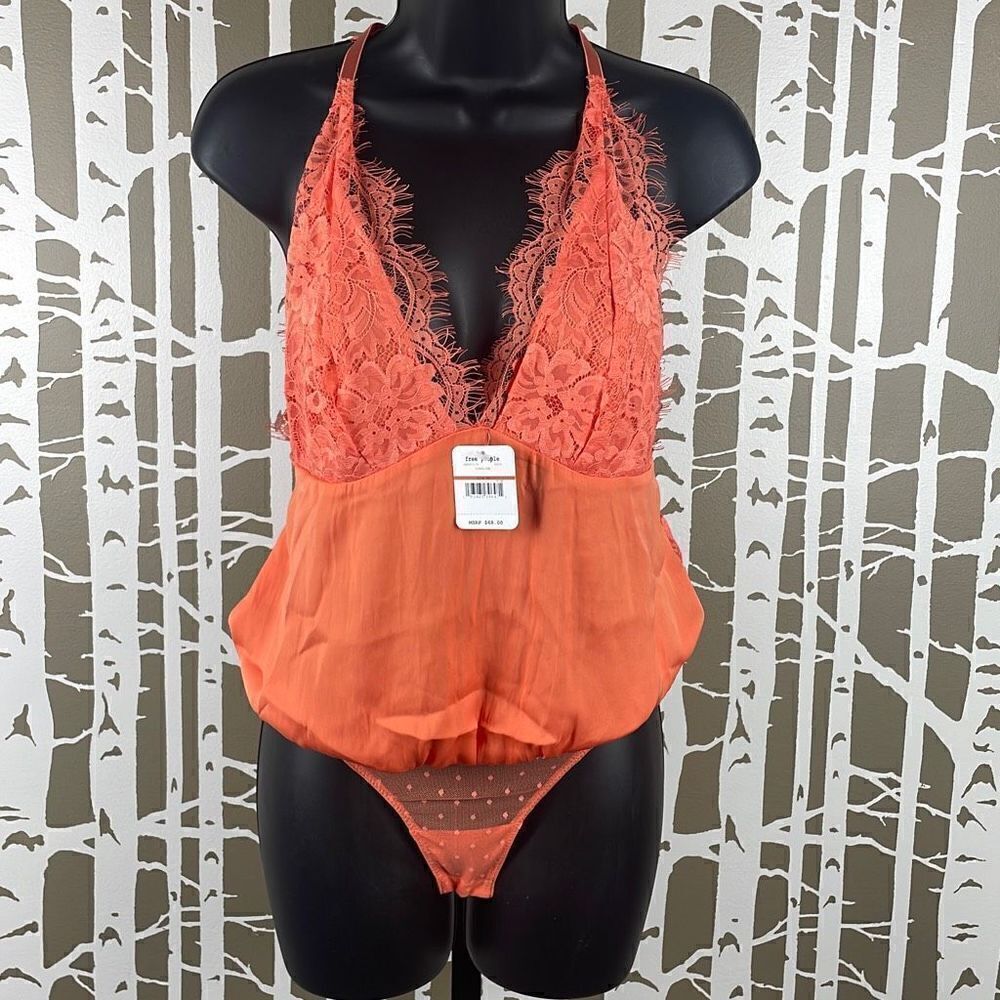 NWT $68 Free People Coralina Body Suit XS - Picture 3 of 7